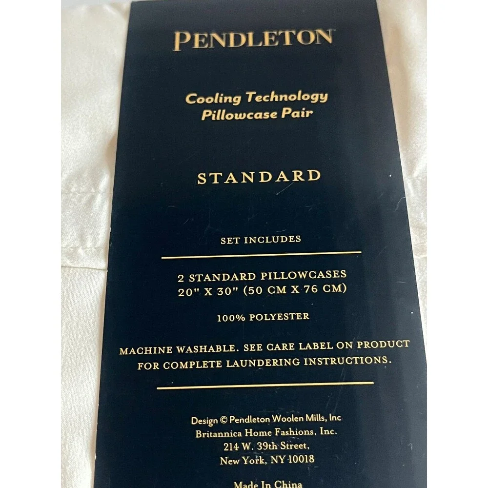Pendleton Pillowcases Standard Cooling Technology Yellow 20x30